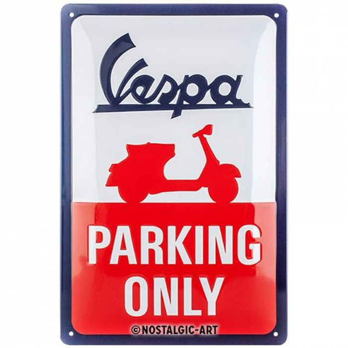 Blechschild Parking Relief 1